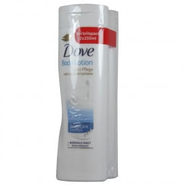 Dove body lotion 2x250 ml. Normal skin.