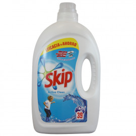 Skip detergente líquido 39 dosis 2,340 l. Active Clean.