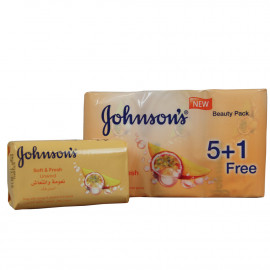 Johnson's pastilla de jabón 125 gr. Mango.