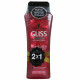 Gliss shampoo 2X250 ml. Color with liquid keratin.