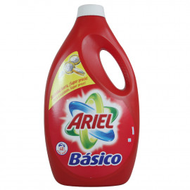 Ariel detergente gel 40 dosis 2,600 ml. Básico.
