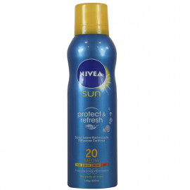 Nivea Sun solar milk spray 200 ml. Protection 20 protects & refresh.