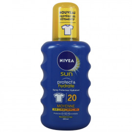 Nivea Sun solar milk spray 200 ml. Protection 20 protect & hydrate.