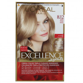 L'Oréal Excellence dye 8.12 Mythic Blond.