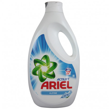 Ariel detergente gel 27 dosis 1,755 l. Alpine Actilift.