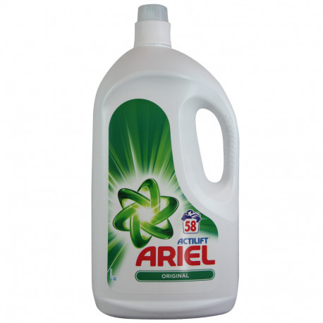 Ariel detergente gel 58 dosis 3,770 l. Original Actilift.