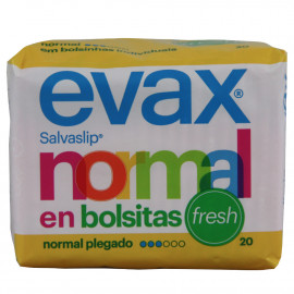 Evax panty liner individual sachets 20 u. Normal fresh
