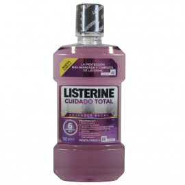 Listerine antiséptico bucal 500 ml. Cuidado total. Nacional.
