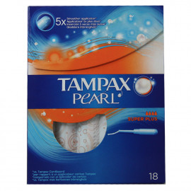 Tampax compak 18 u. Super plus (caja 4 u.)