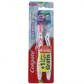 Colgate toothbrush 1+1 u. Medium Max White.