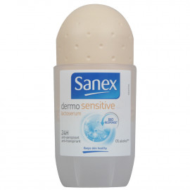 Sanex desodorante roll-on 50 ml. Dermo sensitive lactoserum.