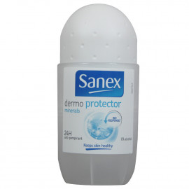 Sanex desodorante roll-on 50 ml. Dermo protector minerals.