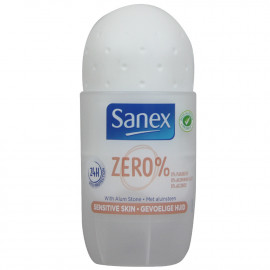 Sanex desodorante roll-on 50 ml. Zero piel sensible.