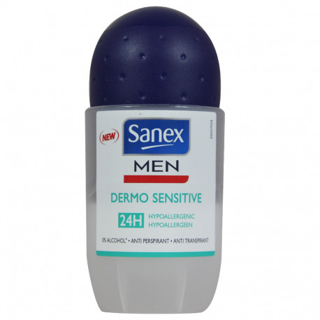 Uitreiken Savant Cater Sanex deodorant roll-on 50 ml. Men dermo sensitive 24h. - Tarraco Import  Export