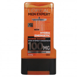 L'Oréal Men expert gel de ducha 300 ml. Hydra energetic cuerpo cara y cabello.