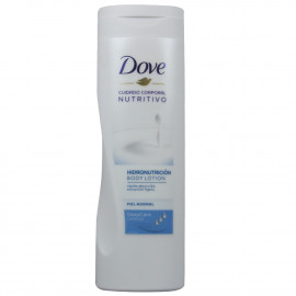 Dove body lotion 400 ml. Rapid absorption normal skin.