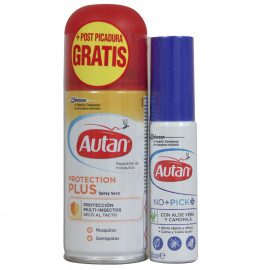 Autan repelente antimosquitos spray 100 ml. + Espray post picadura 25 ml.