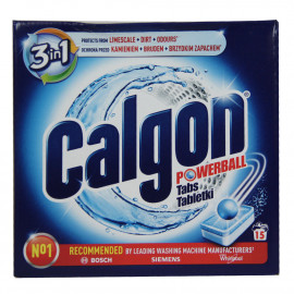 Calgon tablets powerball 195 gr. 3 in 1 - 15 u.