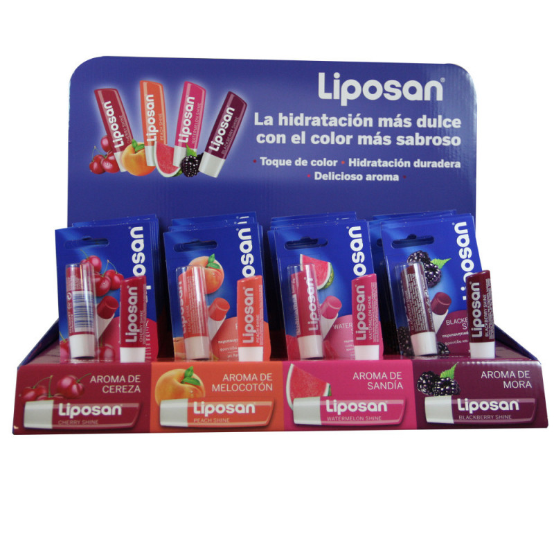 Liposan lipstick display 28 u. - Tarraco Import Export