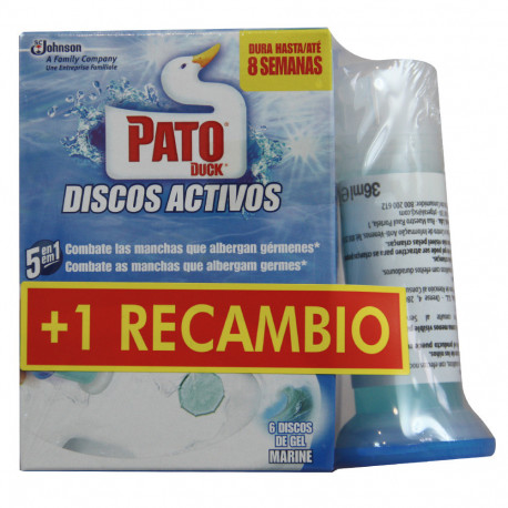 Pato WC active disks Dispenser + Charge 36 ml. + 36 ml.