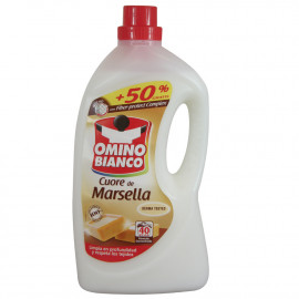 Omino bianco detergente líquido 40 dosis 2,714 l. Cuore de Marsella.