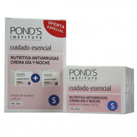 Ponds cream 2X50 ml. Anti wrinkle day and night triple action.