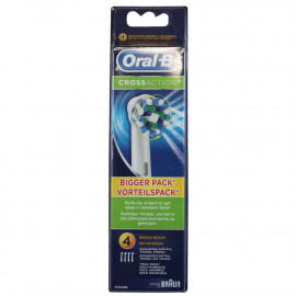 Oral B recambio cepillo de dientes eléctrico 4 u. Crossaction.