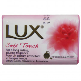 Lux pastilla de jabón 85 gr. Tacto suave.