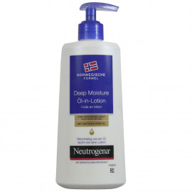 Neutrogena oil in lotion 250 ml. Deep moisture.