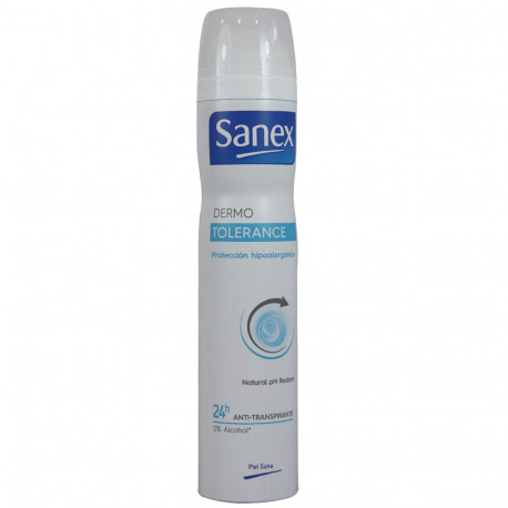 Sanex desodorante spray 200 ml. Dermo tolerancia.