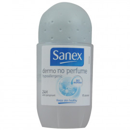 Sanex desodorante roll-on 50 ml. Dermo sin perfume.