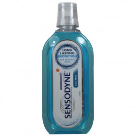 Sensodyne mouthwash 500 ml. Fresh mint sensitive teeth.