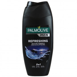 Palmolive gel 250 ml. Men refrescante 3 en 1 cuerpo, rostro y cabello.