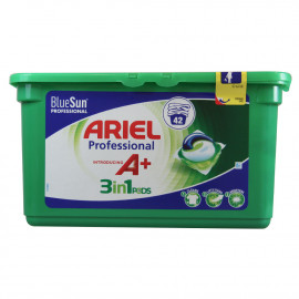 Ariel detergente en cápsulas 3 en 1 - 42 u. Regular profesional 1134 gr.