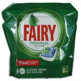 Fairy lavavajillas 16 u. Original todo en uno cápsulas.