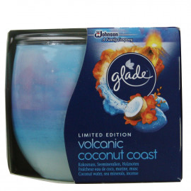 Glade air freshener candle 120 gr. Coconut.