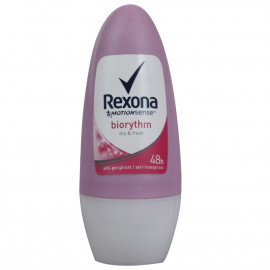 Rexona desodorante roll-on 50 ml. Biorythm.