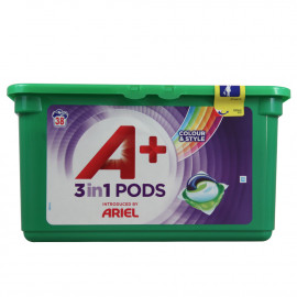 Ariel detergent 3 in 1 tabs - 38 u. Color & style.