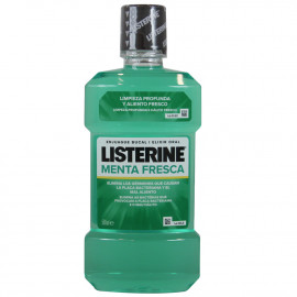 Listerine antiséptico bucal 500 ml. Menta fresca.