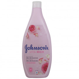 Johnson's Vita Rich gel 750 ml. Agua de Rosas nuevo formato.