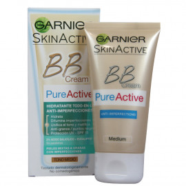 Garnier Skin Active BB crema 50 ml. Anti-imperfecciones pure active.