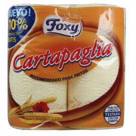 Foxy Cartapaglia papel de cocina 2 capas 2 u. Especial fritos.