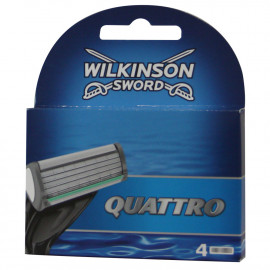 Wilkinson Quattro cuchillas 4 u. Minibox.