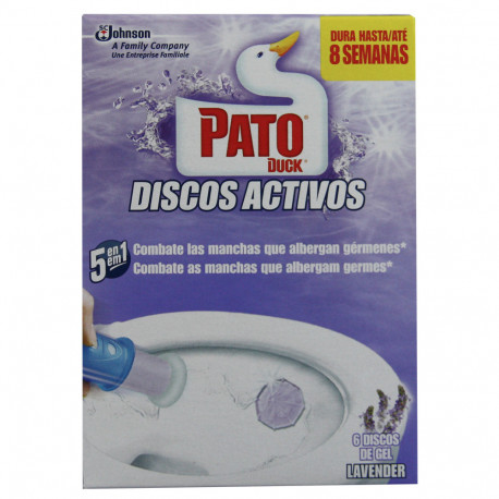 Pato WC active disks dispenser 36 ml. Lavender.