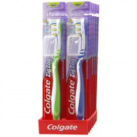 Colgate toothbrush 1 u. Medium Zig Zag with cap.
