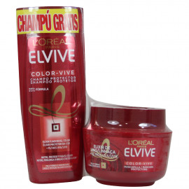 L'Oréal Elvive mask 300 ml. + shampoo 250 ml. Color-Vive.