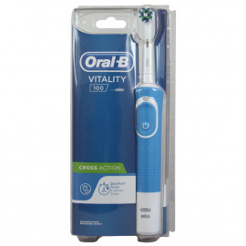 Oral B electric toothbrush. Vitality 100 Cross Action. (Blue)