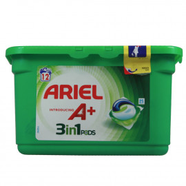 Ariel detergent in tabs 3 in 1 - 12 u. Original 324 gr.