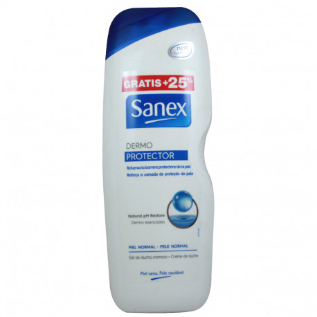 Sanex gel de ducha 750 ml. Dermo protector.