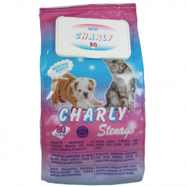 Charly toallitas húmedas para animales domésticos 80 u. Pop-up.